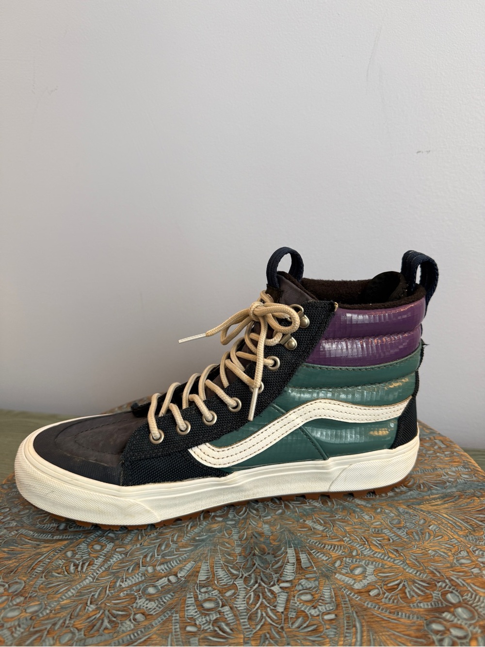 Vans Sk8-Hi Mte 2.0 All Weather Dx Platform High Top Sneaker Men’s Size 10 - Picture 5 of 14